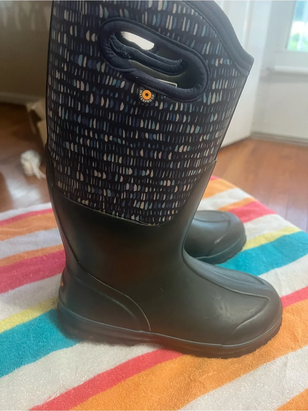 Bogs Black Winter Rain Boots - Women's